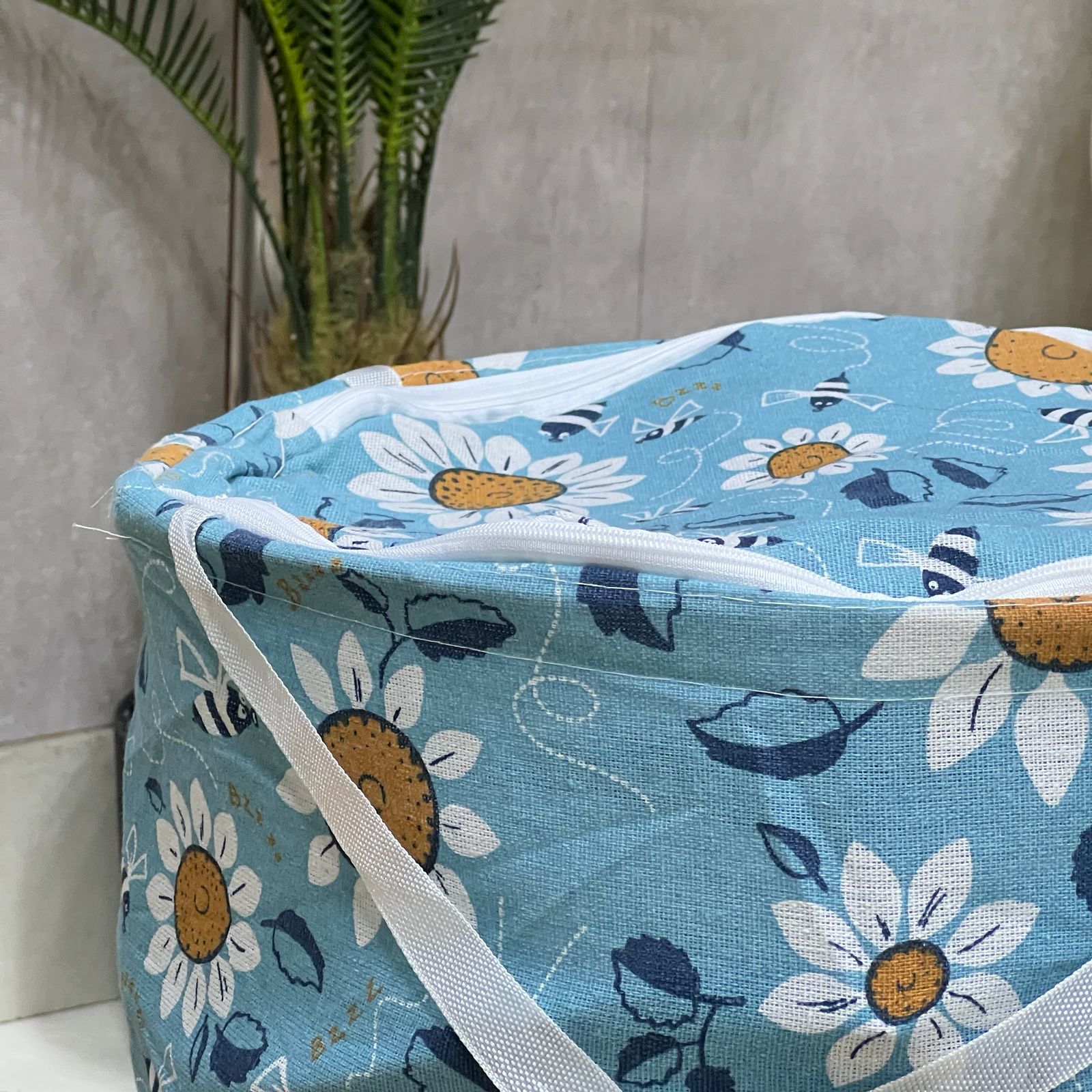 Fun Blue Light Laundry Basket