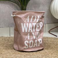 Pink Thick Laundry Basket