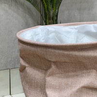 Pink Thick Laundry Basket