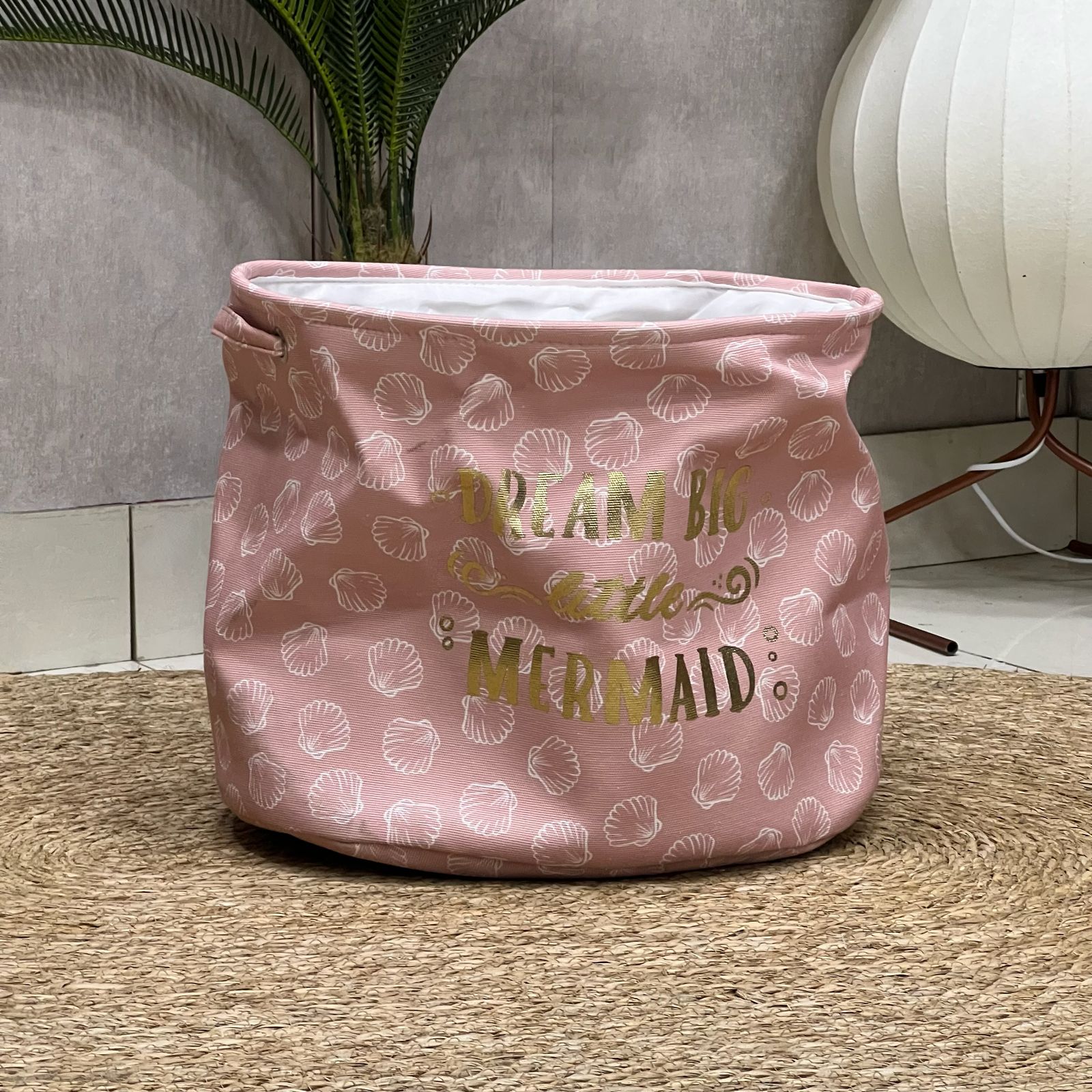 Cute Mermaid Wide Basket