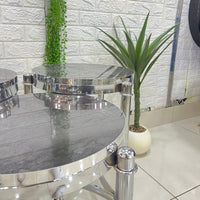 Silver 3-Piece Chrome Spiral Set