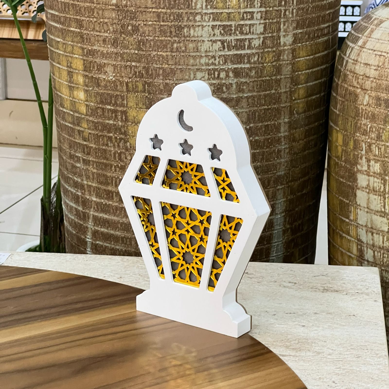 Wooden Lantern Battery Light