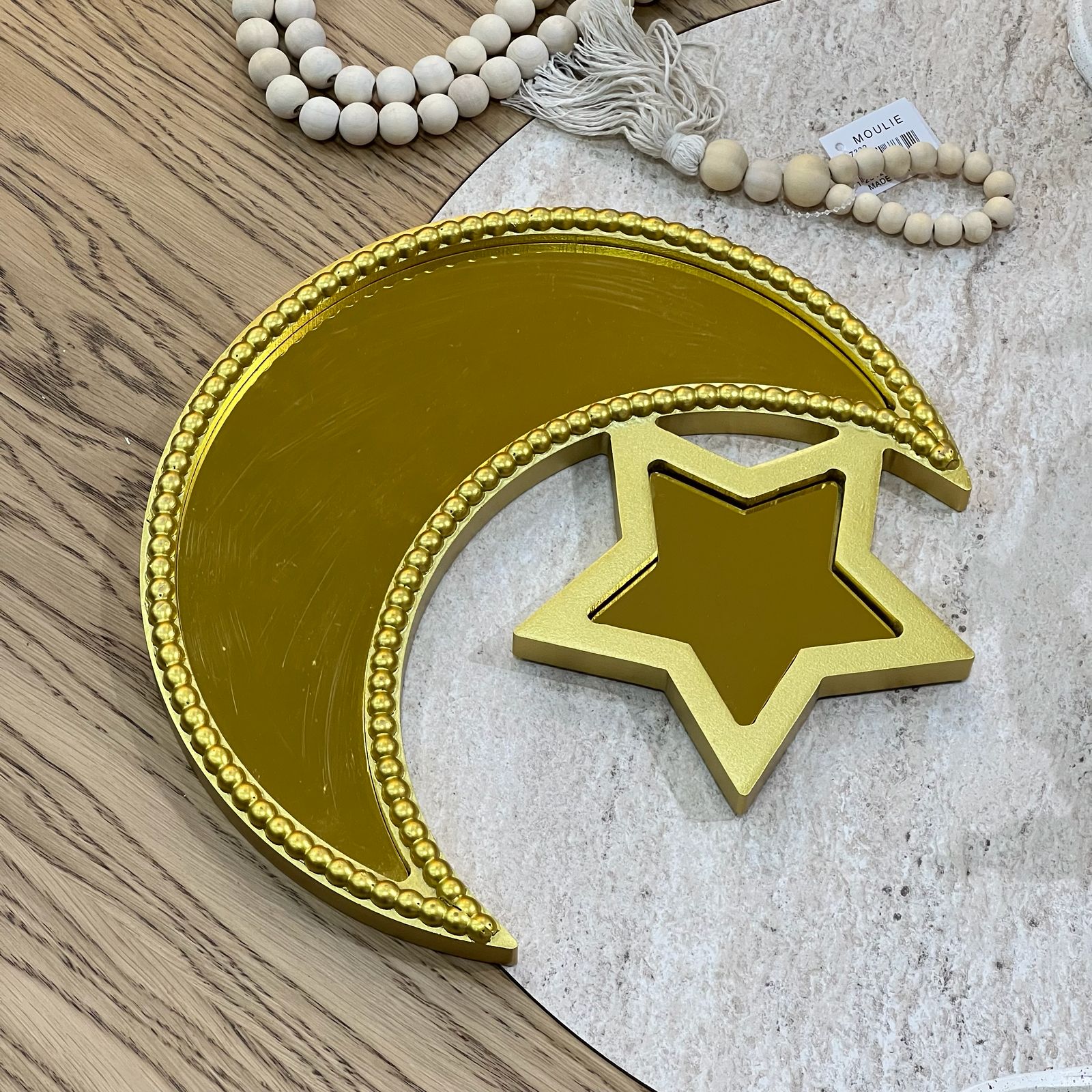 Golden Moon Mirror Serving