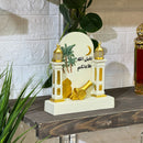 Ramadan Kareem Decor Pillar Light Battery