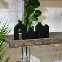 Black Traditional Decor Set