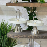 Silver Stand Trey Set