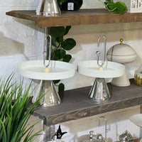 Silver Stand Trey Set