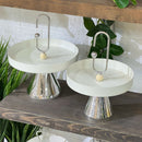 Silver Stand Trey Set