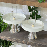 Silver Stand Trey Set