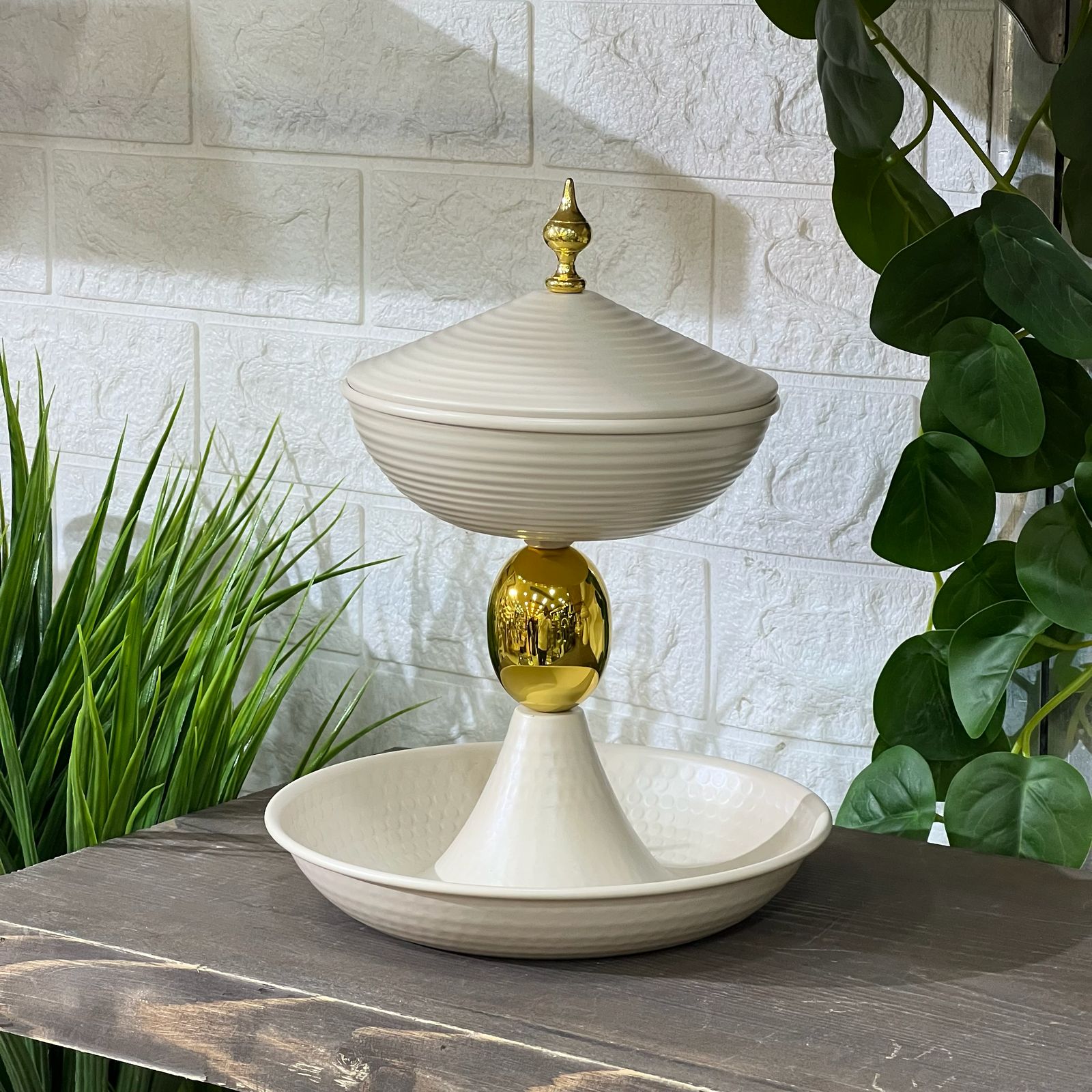Beautiful Two Layer Serving Piece