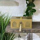 Golden Ramadan Tissue Box