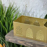 Golden Ramadan Tissue Box