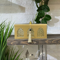 Golden Ramadan Tissue Box