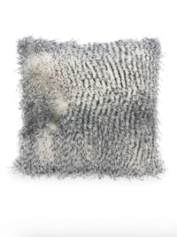 Silver Fur Cushion