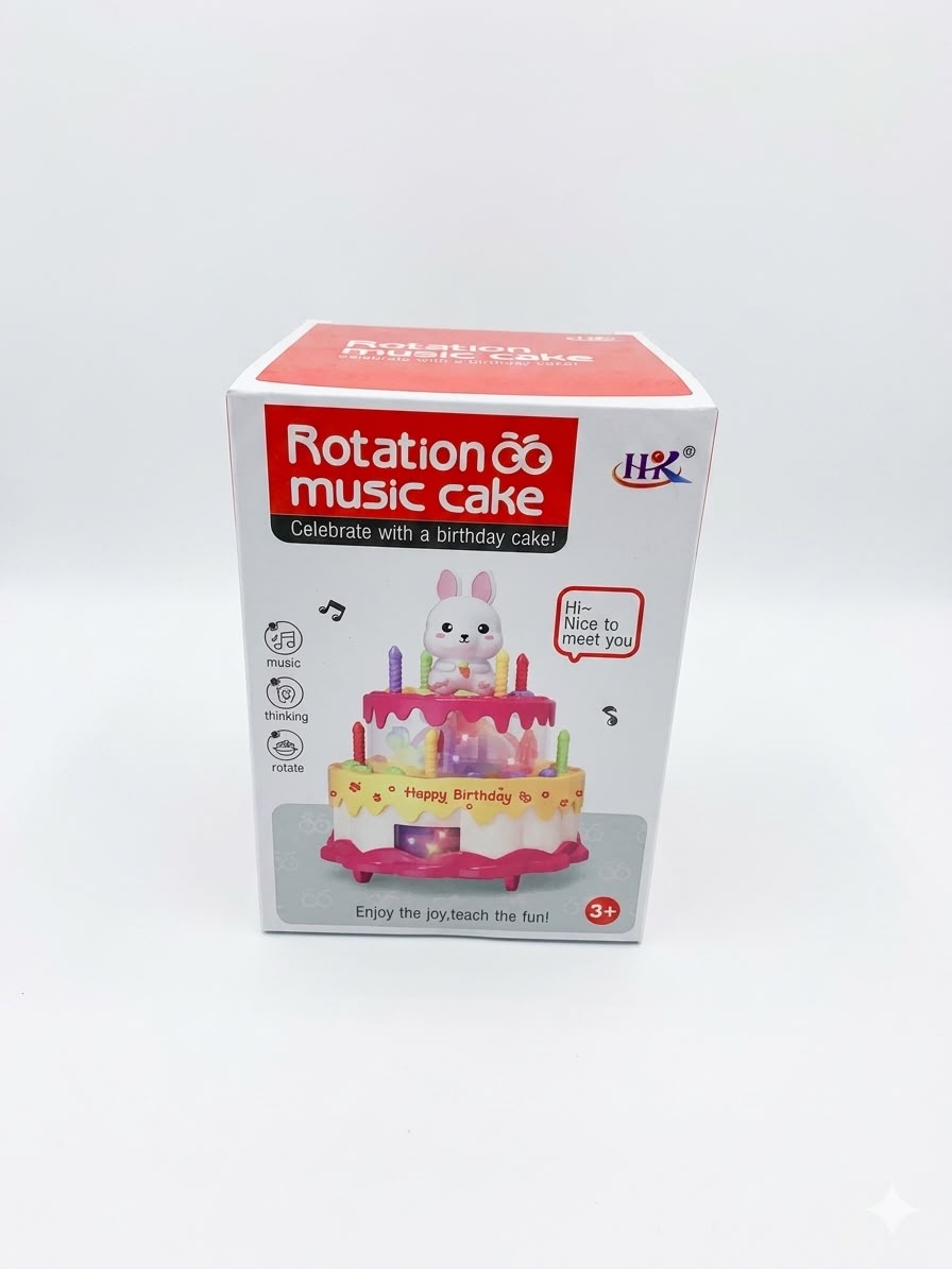 Rotation Music Cake