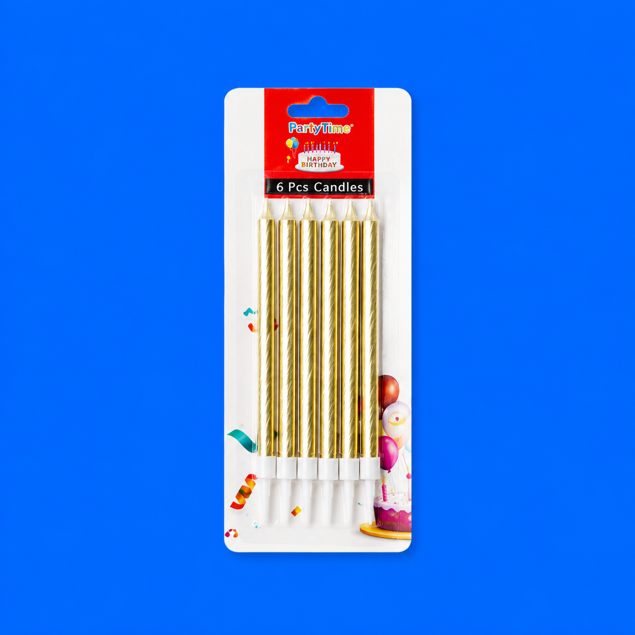 Gold Cake Candles
