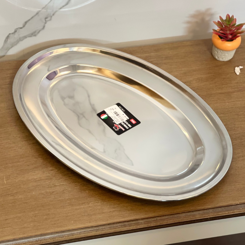 16'' Stainless Steel Fish Plate