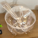 Salad Bowl with 2 Serving Spoons