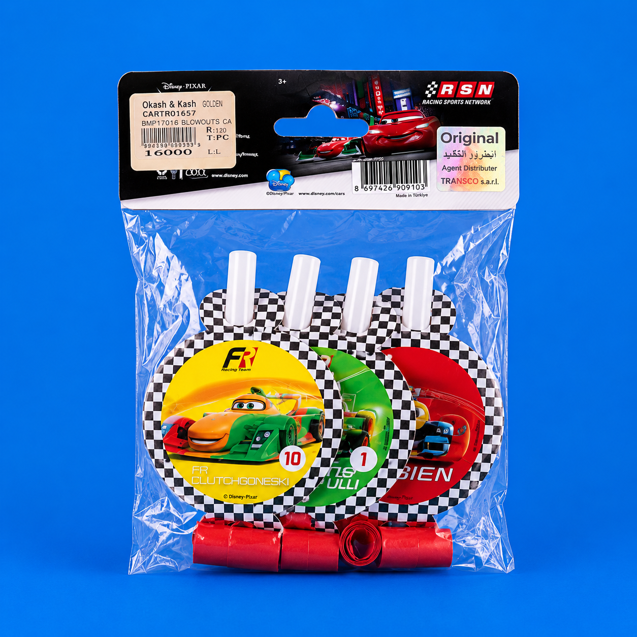 6pcs Cars Party Blowers