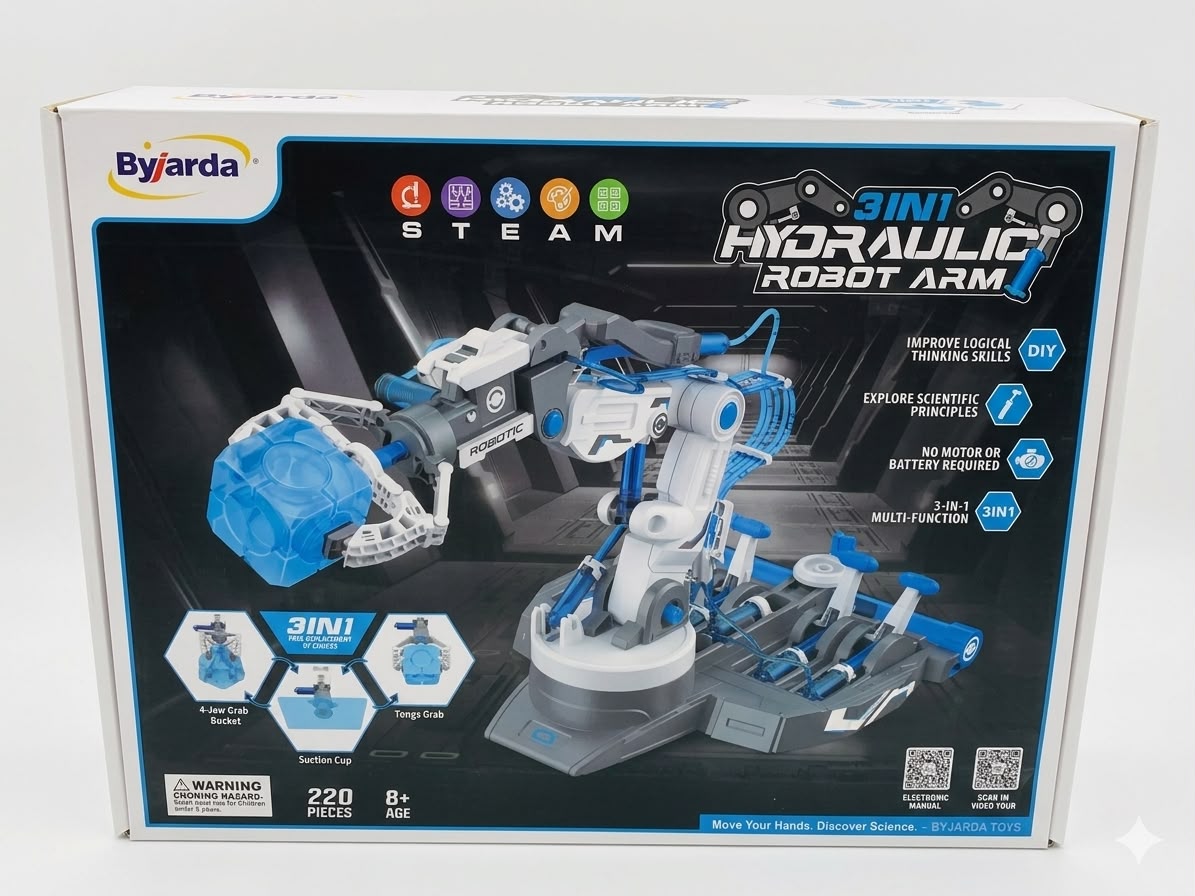3-IN-1 Hydraulic Robot Arm