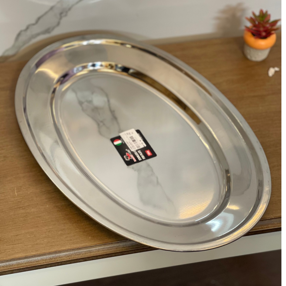 18'' Stainless Steel Fish Plate