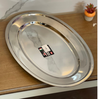 18'' Stainless Steel Fish Plate