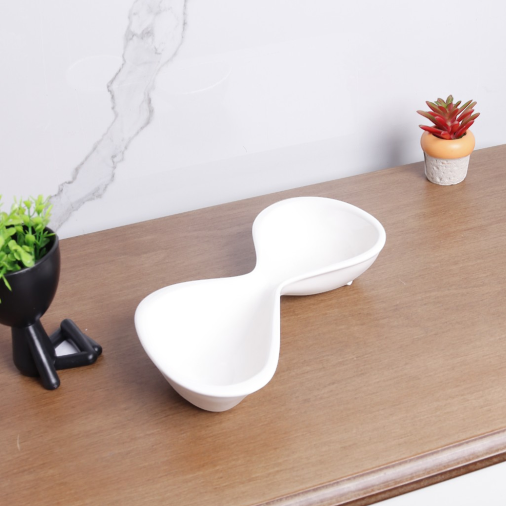 two side serving plate