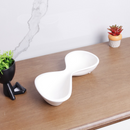 two side serving plate