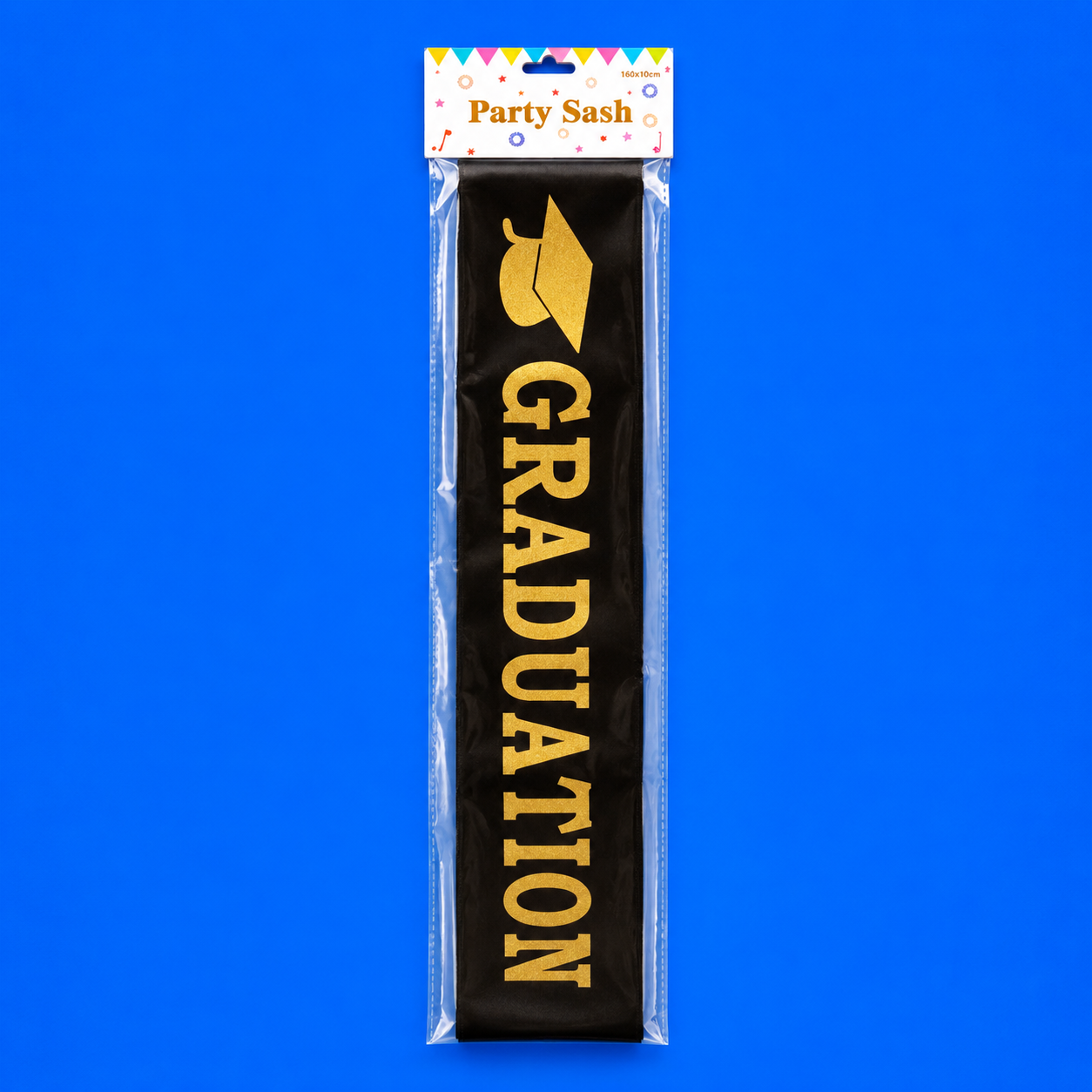 Gold&Black Graduation Sash