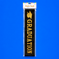 Gold&Black Graduation Sash