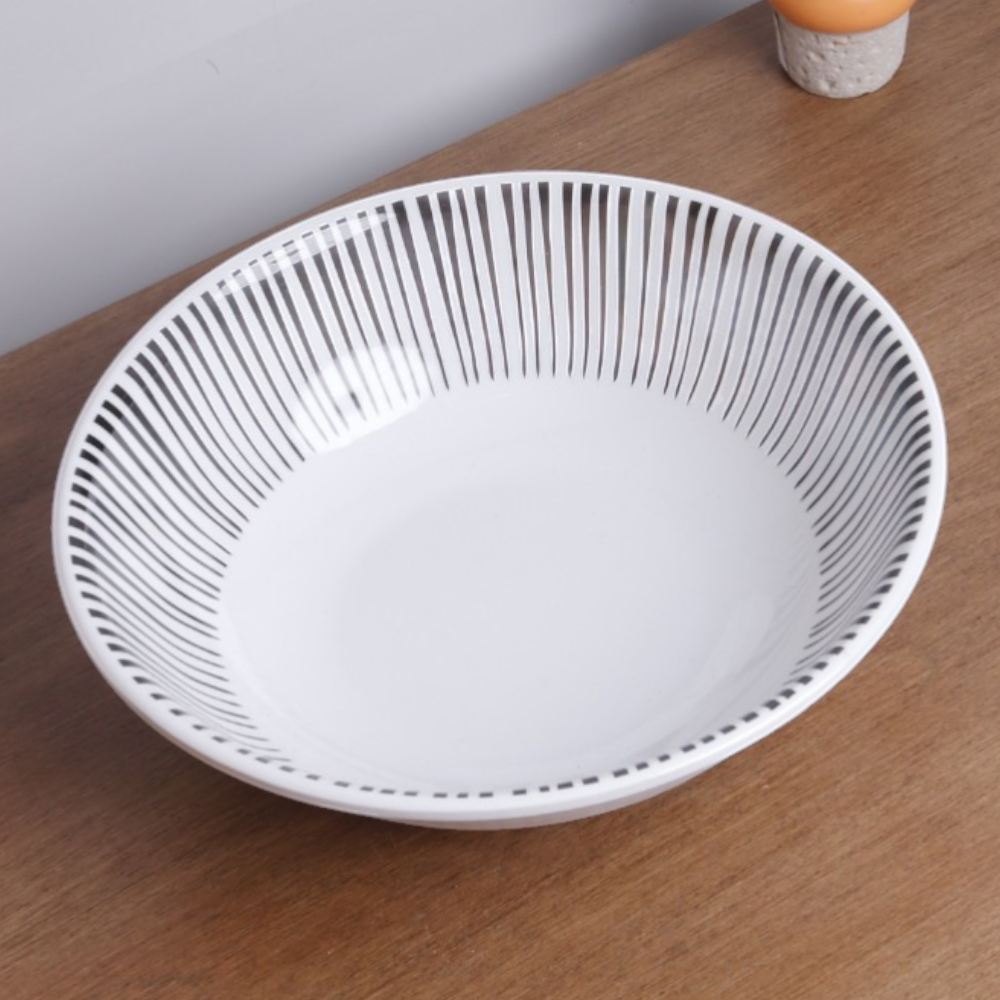 Black & White salad bowl