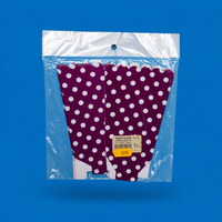 Purple Popcorn Paper Bag