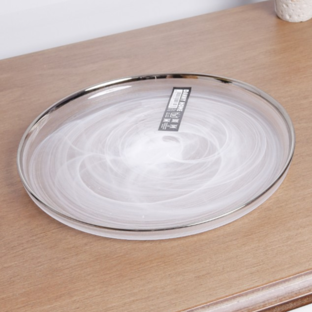 Silver Rim plate