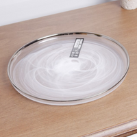 Silver Rim plate