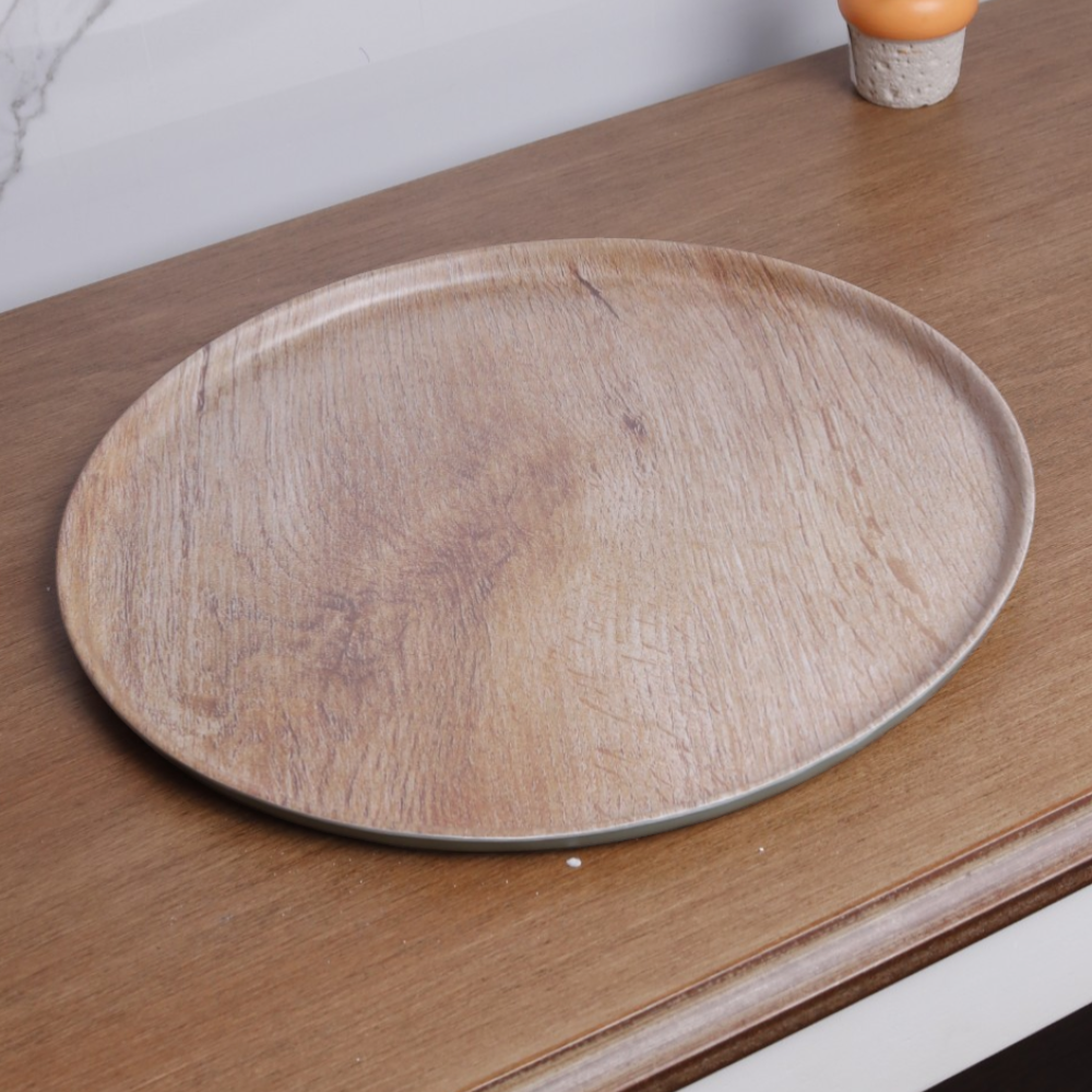 10.75'' Brown & Green plate