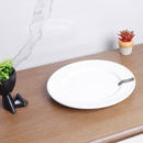 white plate 9''