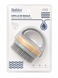 Bamboo&Silicone Scalp Massage Brush