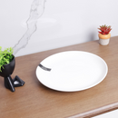 white plate size medium