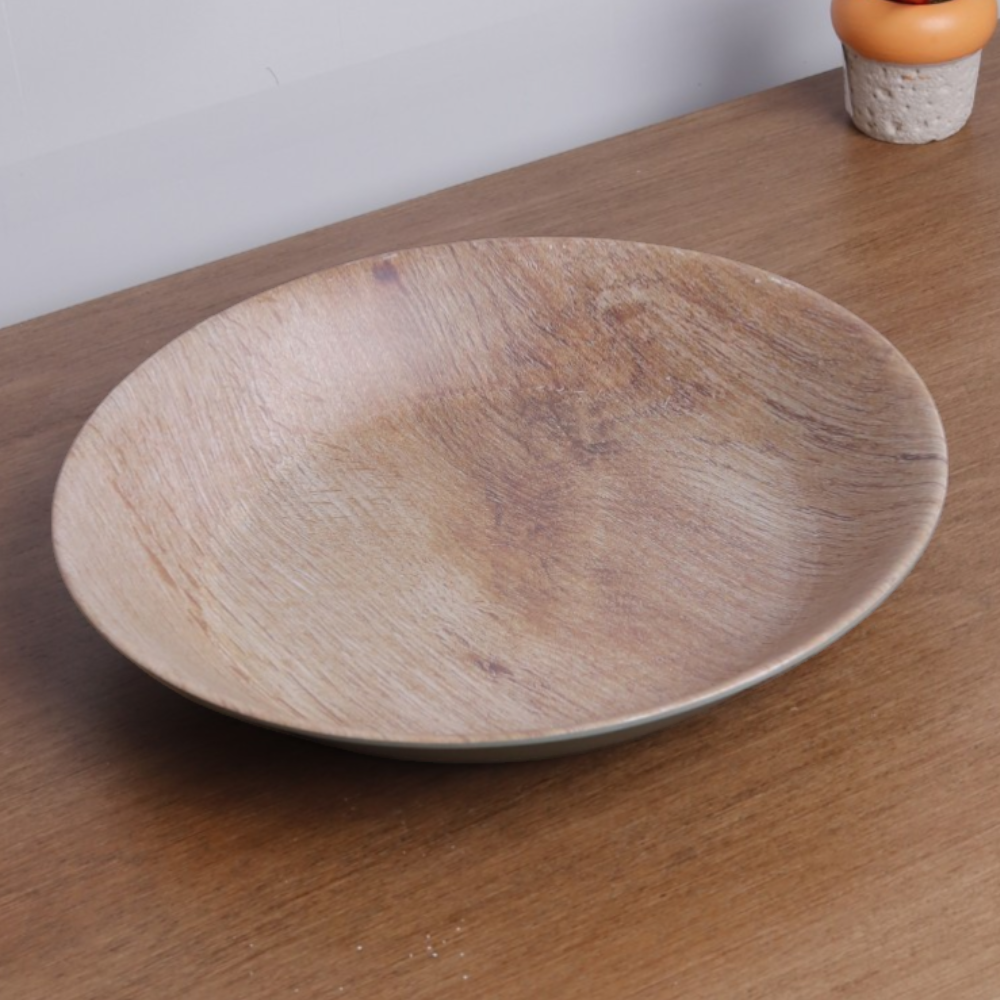 8.5'' Brown & Green soup plate