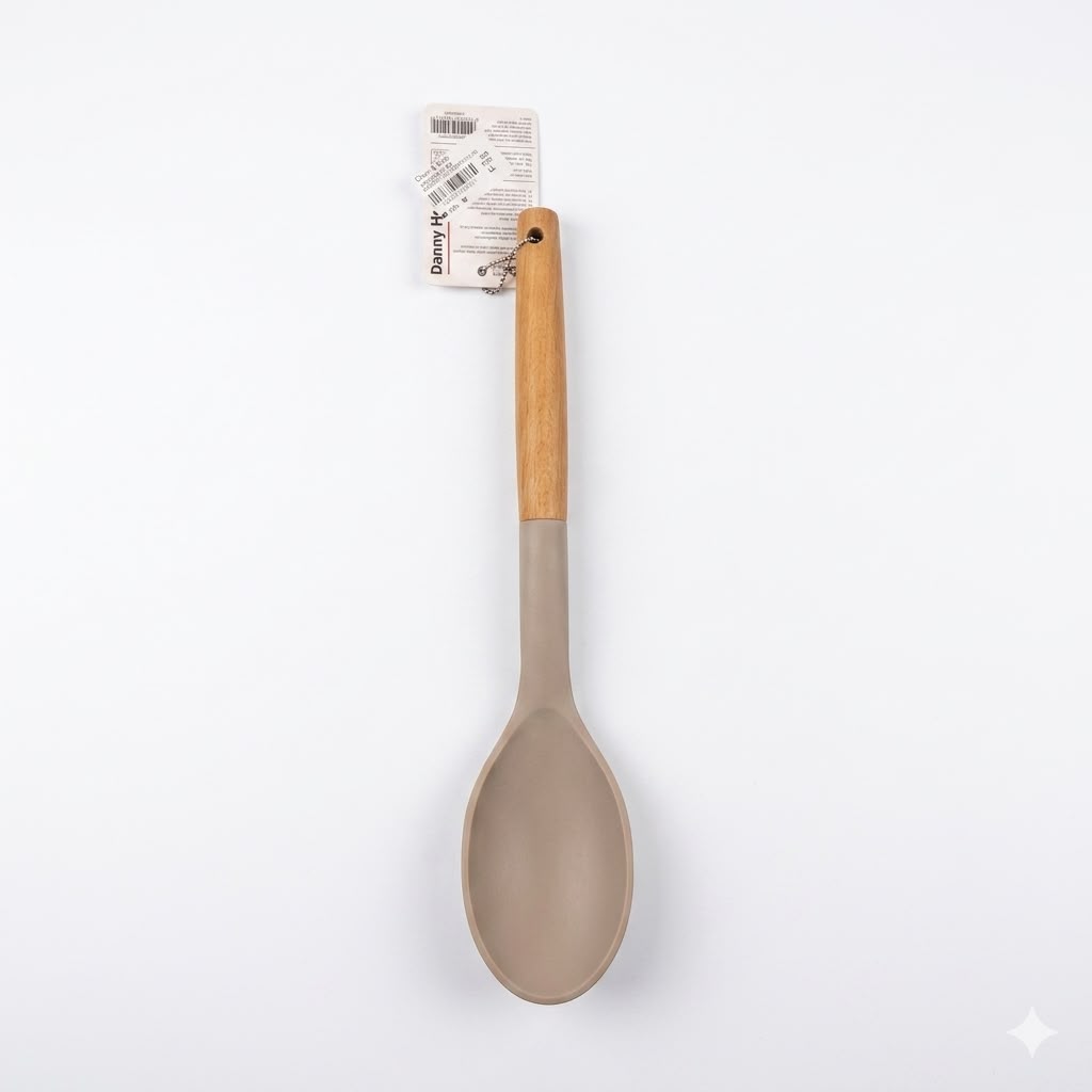 Danny Home Grey Silicone Cooking Spoon