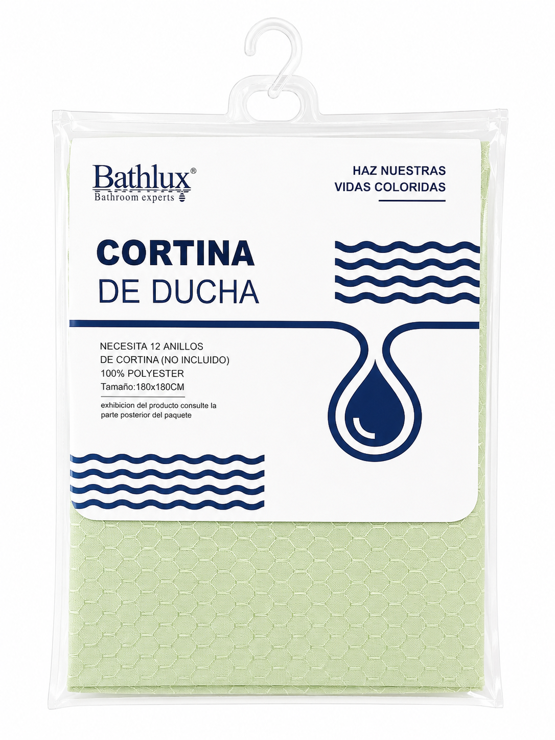 Green Shower Curtain