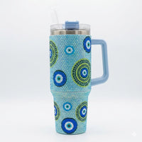 Crystal Charm Stanley-Style Tumbler