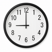Modern Black&White Clock
