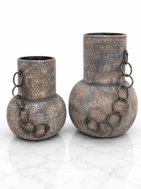 Rustic Chain Accent Vase