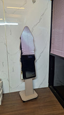 Modern Wavy Floor Mirror with Hanger