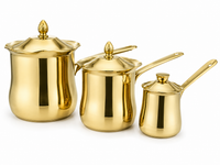 Golden Stainless Steel Coffee Pot