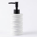 White Wave Ceramic Soap Dispenser