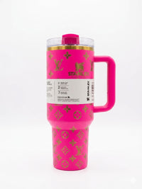 Luxury Designer Stanley-Style Tumbler