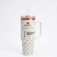 Luxury Designer Stanley-Style Tumbler