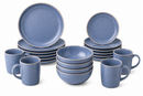 Blue Reactive Stoneware Dinner Set – 16pcs